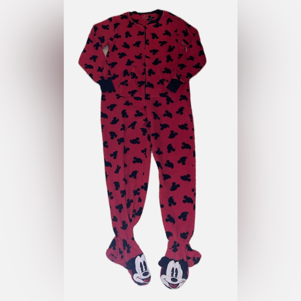 Disney Red and Black Mickey Mouse onesie